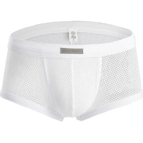MuscleMate Men's Mesh Breathable Trunks Underwear, Men's Mesh See-Through Trunks Underwear, All-day Comfort.