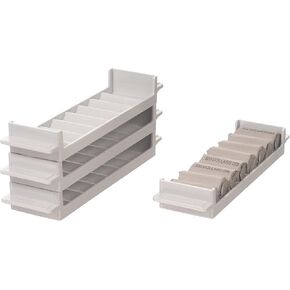 BankSupplies SBA Dollar Rolled Coin Storage Tray | Gray| 200 Dollar Capacity | Coin Organizer | Rolled Coin Box | Stackable Rolled SBA Dollar Holder