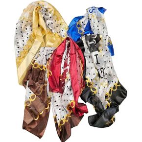 Set of 4 Pc Assorted I Love Jesus Scarf/head Wrap/religious Scarf/gift for Her/church Gift/Christmas gift idea 39"x39"
