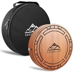 EastRock Cajon Drum Box Drum Wooden Percussion Box Drum for Beginners and Professional, with Internal Guitar Strings, Full Size