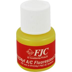 FJC R-1234yf UV Fluorescent Leak Detection Dye 1/4 oz, Factory, 1 Pack