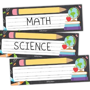 25 Colorful Classroom Name Tags for Classroom Cubbies - Student Desk Name Plates for Classroom Desk Name Tags, Student Desk Name Tags Classroom Name Plates, Kindergarten Name Plates for Desks