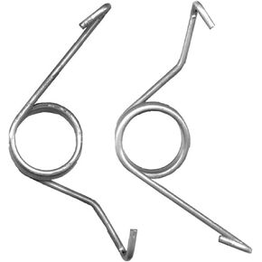 2Pcs Silver Handbrake Return Spring Rear Parking Lever Caliper Return Springs Parking Brake Lever Return Spring，Brake System，Automotive Replacement Brake Return Springs