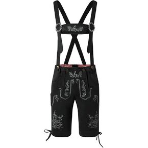 Mens German Oktoberfest Costume Trousers Bavarian Costume Pants Oktoberfest Outfit