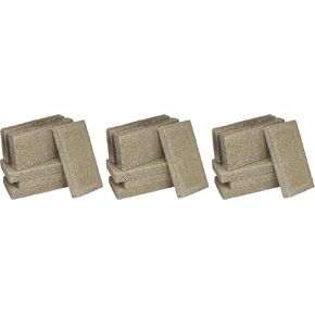 US Stove Company FireBrick 4.5 x 9 x 1.25 Inch Wood Stove Ceramic Fire Bricks (12 Bricks)