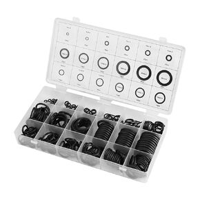 279 Pieces Rubber Waterproof Gaskets 18 Sizes O-Rings Heat, Oil and Gas Resistance for Repair Cars Vehicle/Plumbing