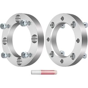ECCPP 2PCS 1 inch Wheel Spacers 4 Lug 4x137mm to 4x137mm 110mm fits for Bayou 300 400 for Mule 500 100 for Mule 500 520 550 600 with 10x1.25 Studs