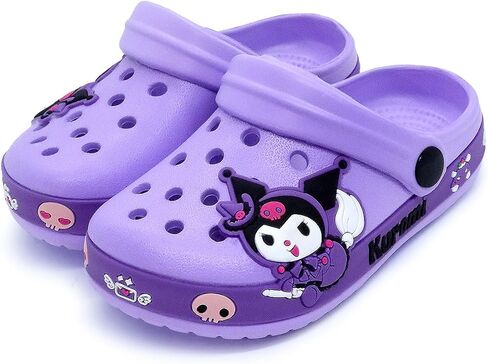 Girls Clogs Cute Cartoon Kids Garden Clogs Slip On Water Shoes Slides Sandals Children Beach Pool Slippers Shoes in Saudi Arabia