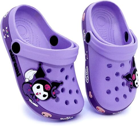 Girls Clogs Cute Cartoon Kids Garden Clogs Slip On Water Shoes Slides Sandals Children Beach Pool Slippers Shoes in Saudi Arabia