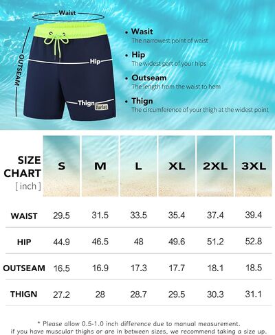 Black Mens Swim Trunks with Compression Liner 5" Quick Dry Swimming Beach Shorts for Men Bathing Suits Zipper Pockets in Saudi Arabia