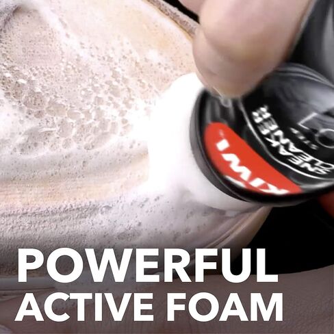 كيوي للأحذية الرياضية ومنظف الأحذية | للأحذية الرياضية وأحذية التنس والجلود والمزيد | 2.5 أونصة | تتضمن أداة توزيع إسفنجية in Kuwait