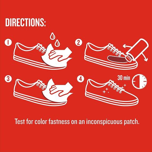 كيوي للأحذية الرياضية ومنظف الأحذية | للأحذية الرياضية وأحذية التنس والجلود والمزيد | 2.5 أونصة | تتضمن أداة توزيع إسفنجية in Kuwait