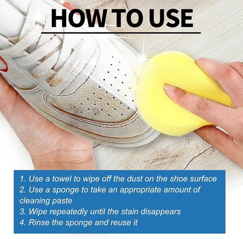 2024 New Multipurpose Cleaning Cream, White Shoe Cleaning Cream, Decontaminate Solid Paste in Saudi Arabia