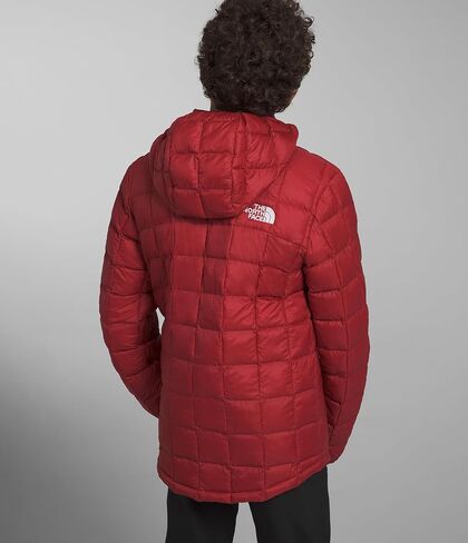 THE NORTH FACE Boys' ThermoBall Insulated Hooded Jacket, Cardinal Red, Medium in Saudi Arabia