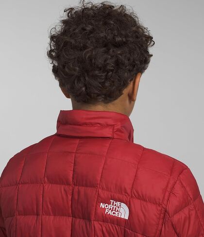 THE NORTH FACE Boys' ThermoBall Insulated Hooded Jacket, Cardinal Red, Medium in Saudi Arabia