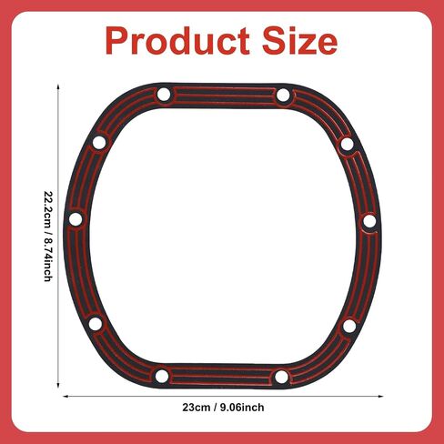 Differential Cover Gasket for Dana 30, Metal Black Replacement Cover Gasket for Dana 30 Differential in Saudi Arabia