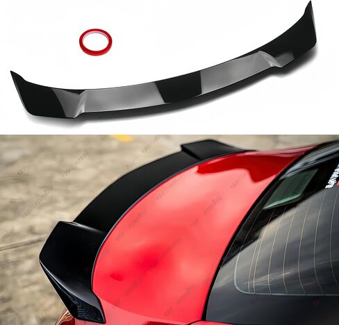 Rear Trunk Spoiler Compatible with 2018-2024 Toyota Camry SE XSE L LE XLE Hybrid, YOFER V2 Fits for 18-24 Sedan, High Kick Spoiler Wing Lip (Glossy Black) in Saudi Arabia