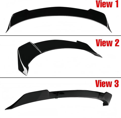 Rear Trunk Spoiler Compatible with 2018-2024 Toyota Camry SE XSE L LE XLE Hybrid, YOFER V2 Fits for 18-24 Sedan, High Kick Spoiler Wing Lip (Glossy Black) in Saudi Arabia