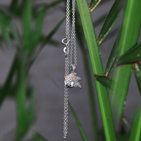 0.28 cttw Natural Diamond (I-J, I1-I2) Sonic the Hedgehog Pendant in 925 Sterling Silver | Unique Jewelry for Every Soul | Perfect Gift Idea in Saudi Arabia