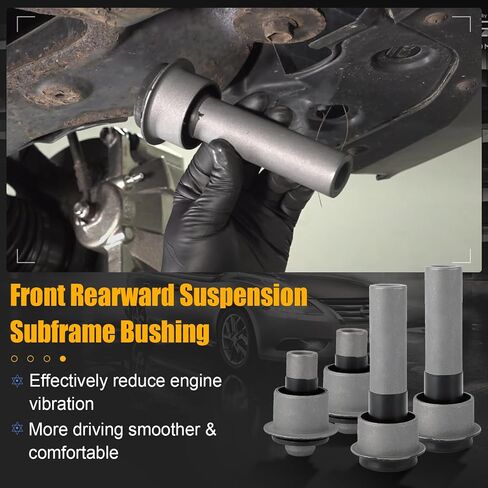 Engine Cradle Front Subframe Crossmember Bushing - Front Rearward Suspension Subframe Bushing Compatible with 2007-2012 Nissan Sentra Replace 523-227 523-228 (Set of 4) in Saudi Arabia