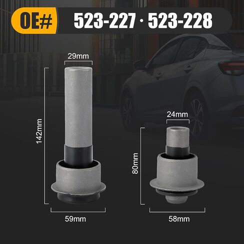 Engine Cradle Front Subframe Crossmember Bushing - Front Rearward Suspension Subframe Bushing Compatible with 2007-2012 Nissan Sentra Replace 523-227 523-228 (Set of 4) in Saudi Arabia