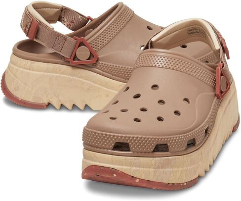 Crocs Unisex-Adult Classic Hiker Escape Clogs, Latte, 8 Women/6 Men in Saudi Arabia