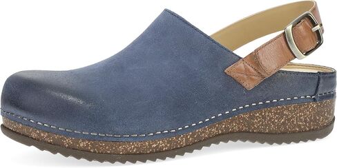 Dansko Women's Merrin Sling-Back Mule Clog - Dual Density Cork/EVA Midsole and Lightweight Rubber Outsole Provide Durable and Comfortable Ride on Patented Stapled Construction in Saudi Arabia