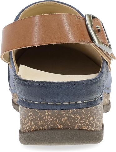Dansko Women's Merrin Sling-Back Mule Clog - Dual Density Cork/EVA Midsole and Lightweight Rubber Outsole Provide Durable and Comfortable Ride on Patented Stapled Construction in Saudi Arabia