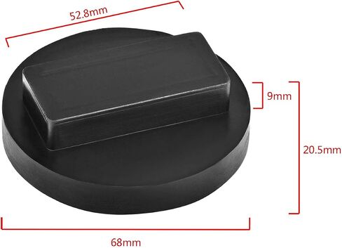 2 Pack Universal for BMW and Mini Square Polyurethane Jack Pad Adapter,BMW & Mini Jack Pad in Saudi Arabia