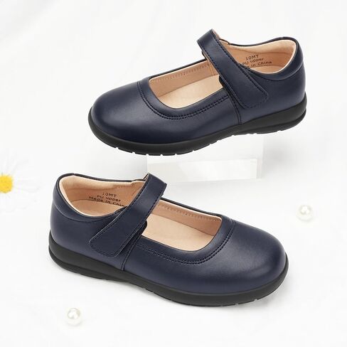 أحذية Stelle للفتيات المدرسية باللون الأسود من Mary Jane Flats، أحذية رسمية للأطفال الصغار والكبار in Kuwait