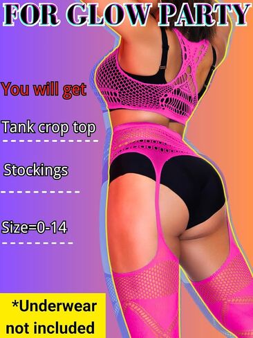 Rave Outfits For Women, Fishnet Bodysuit Glow Party Club, Dancer Stockings Fishnets Lingerie Sheer Jumpsuit Festival in Saudi Arabia