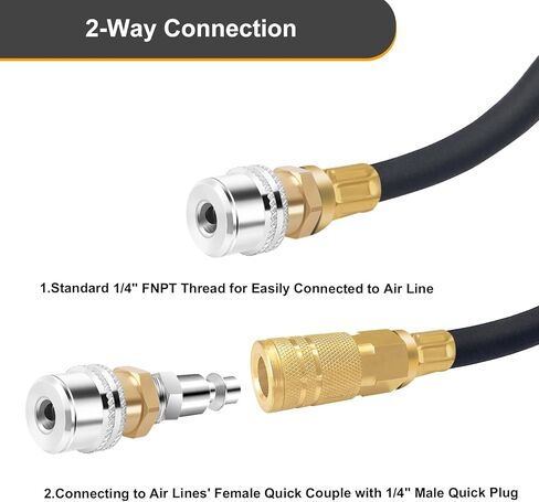 قفل ظرف الهواء، ظرف هوائي بقفل FNPT 1/4، ظرف إطار نحاسي لمنفاخ الإطارات، ظرف هواء للإطارات (مجموعة من 4) in Kuwait