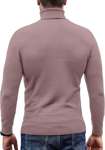 رجالي الياقة المدورة البلوزات سليم صالح كم طويل سترة صوفية رجالي سلحفاة الرقبة الرجال سترة Highneck الحرارية in Saudi Arabia
