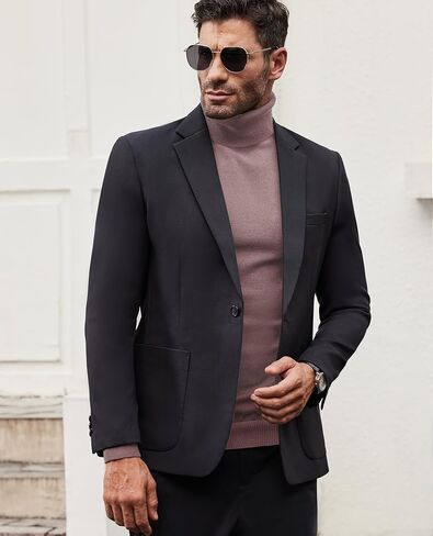 رجالي الياقة المدورة البلوزات سليم صالح كم طويل سترة صوفية رجالي سلحفاة الرقبة الرجال سترة Highneck الحرارية in Saudi Arabia