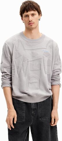 Desigual Men's Fine Landscape Pullover in Saudi Arabia