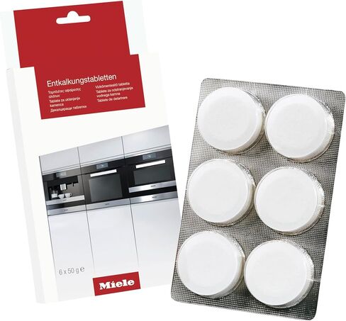Miele Original Descaling Tablets with Moisture Plus, for Coffee Machines, Steam Ovens, FashionMaster, and Ovens/Ranges with Moisture Plus, Pack of 6 in Saudi Arabia