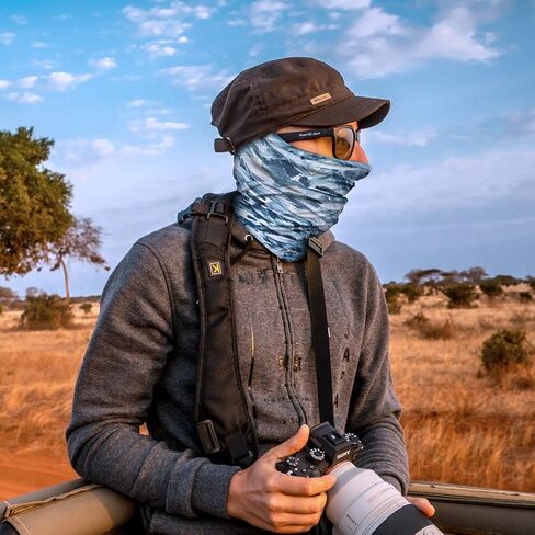 Palmyth الرقبة الجراب قناع الصيد باندانا الشمس الرياح الغبار حماية الأشعة فوق البنفسجية UPF 50 + كامو أغطية الرأس بالاكلافا للرجال والنساء in Kuwait