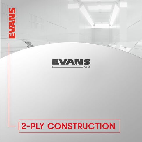 Evans EC2 Tompack - مجموعة رأس الطبل - 3 رؤوس طبلة، حزمة Tom Drumhead - Tom Pack 10 12 16 - Clear، Rock (10 بوصة، 12 بوصة، 16 بوصة) in Kuwait