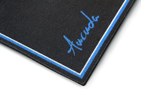 Aucuda Drum Rug 6x6.6 ft Drum Mat Outdoor, Tightly Woven Fabric Cool Drum Set Carpet with Non-Slip Grip Bottom, Electric Drum Accessories for Bedroom, Studio, Apartment, Soundproof, Black. in Kuwait
