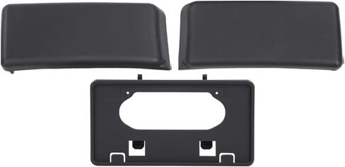 GRAND ORANGE Front Bumper Guards Pads & License Plate Frame Bracket Compatible with Ford F150 2009-2014 9L3Z17E810B, 9L3Z17A385A, FO1053100, FO1068134 in Saudi Arabia