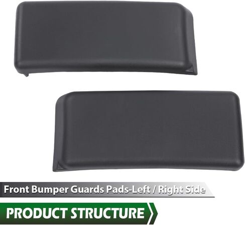 GRAND ORANGE Front Bumper Guards Pads & License Plate Frame Bracket Compatible with Ford F150 2009-2014 9L3Z17E810B, 9L3Z17A385A, FO1053100, FO1068134 in Saudi Arabia
