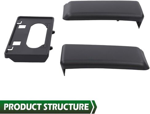 GRAND ORANGE Front Bumper Guards Pads & License Plate Frame Bracket Compatible with Ford F150 2009-2014 9L3Z17E810B, 9L3Z17A385A, FO1053100, FO1068134 in Saudi Arabia