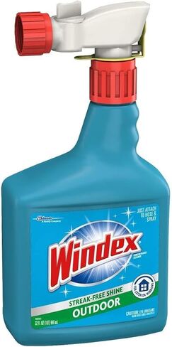 منظف ​​مركّز للزجاج والفناء الخارجي من Windex، 2 قيراط، 32 أونصة سائلة in Kuwait