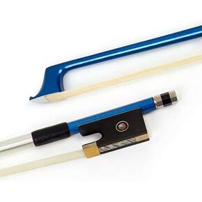 Violin Bow Stunning Bow Carbon Fiber for Violins (1/2, Black)