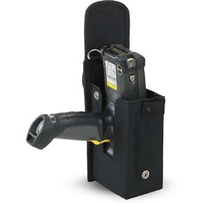 Barcode Scanner Holster (Large) | Ballistic Nylon carrying Case Pouch for Pistol-Grip Mobile Computers | Belt Clip, Belt Loop, Shoulder Strap | Fits Zebra Scanner MC9500/9300/9200/9100