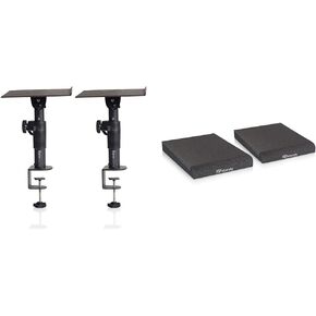 حامل مكبر صوت وشاشة استوديو مثبتة على سطح المكتب من Gator Frameworks - طقم من قطعتين (GFWSPKSTMNDSKCMP) in Kuwait