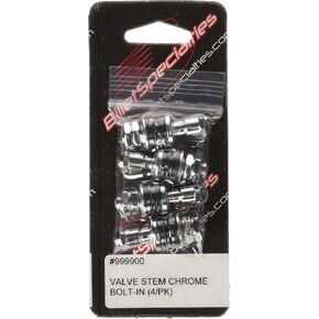 Billet Specialties 999900 Bolt-In Valve Stem, Chrome (Pack of 4)