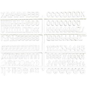 Letter Board Letters Only for Flet Letter Boards, Plastic Letter Board Sign Message Board Letters, Word Board with Letters, Numbers & Symbols Felt Letters for Changeable Changeable Letter Boards (170)