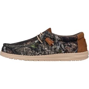 Hey Dude Wally Mossy Oak CDNA M Camo Size M9 | Men's Shoes | Men's Slip On Loafers | Comfortable & Light-Weight