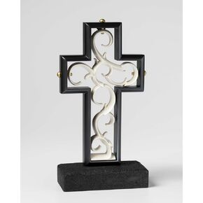 Unity Cross ® Black and Pearl White; Unity Candle Unity Sand Alternative